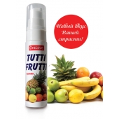 Гель-смазка Tutti-frutti со вкусом тропических фруктов - 30 гр. - Биоритм - купить с доставкой в Махачкале