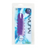 Закрытая фиолетовая насадка с пупырышками SAMURAI PENIS SLEEVE PURPLE - 14,5 см. - NMC - в Махачкале купить с доставкой