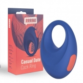 Синее эрекционное кольцо RRRING Casual Date Cock Ring - FeelzToys - в Махачкале купить с доставкой