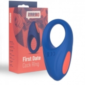 Синее эрекционное кольцо RRRING First Date Cock Ring - FeelzToys - в Махачкале купить с доставкой