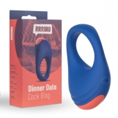 Синее эрекционное кольцо RRRING Dinner Date Cock Ring - FeelzToys - в Махачкале купить с доставкой