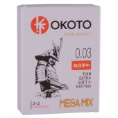 Набор из 4 презервативов OKOTO MegaMIX - Sitabella - купить с доставкой в Махачкале