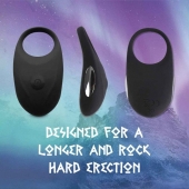 Черное эрекционное виброкольцо Thor Cockring - FeelzToys - в Махачкале купить с доставкой