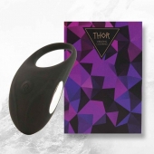 Черное эрекционное виброкольцо Thor Cockring - FeelzToys - в Махачкале купить с доставкой