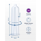 Презервативы MY.SIZE размер 69 - 3 шт. - My.Size - купить с доставкой в Махачкале
