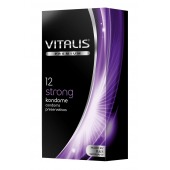 Презервативы с утолщённой стенкой VITALIS PREMIUM strong - 12 шт. - Vitalis - купить с доставкой в Махачкале