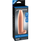 Телесная насадка Real Feel Enhancer XL - 17 см. - Pipedream - в Махачкале купить с доставкой