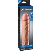 Телесная насадка Fantasy X-tensions Perfect 2  Extension - 20,3 см. - Pipedream - в Махачкале купить с доставкой
