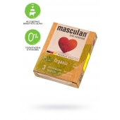 Экологически чистые презервативы Masculan Organic - 3 шт. - Masculan - купить с доставкой в Махачкале
