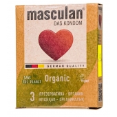 Экологически чистые презервативы Masculan Organic - 3 шт. - Masculan - купить с доставкой в Махачкале