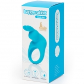 Голубое эрекционное виброкольцо Happy Rabbit Rechargeable Rabbit Cock Ring - Happy Rabbit - в Махачкале купить с доставкой