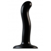 Черный фаллоимитатор-насадка Strap-On-Me P G spot Dildo size S - 16,4 см. - Strap-on-me - купить с доставкой в Махачкале