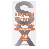 Ультратонкие презервативы Sagami Xtreme Superthin - 36 шт. - Sagami - купить с доставкой в Махачкале