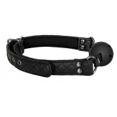 Черный кляп-шарик BALL GAG DIAMOND - Dream Toys - купить с доставкой в Махачкале