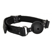 Черный кляп-шарик BALL GAG DIAMOND - Dream Toys - купить с доставкой в Махачкале
