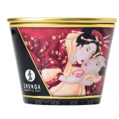 Массажная  свеча Sparkling Strawberry Wine с ароматом клубничного вина - 170 мл. - Shunga - купить с доставкой в Махачкале