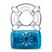 Синее эрекционное виброкольцо Pleaser Rechargeable C-Ring - Blush Novelties - в Махачкале купить с доставкой