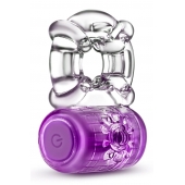 Фиолетовое эрекционное виброкольцо One Night Stand Vibrating C-Ring - Blush Novelties - в Махачкале купить с доставкой