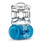 Синее эрекционное виброкольцо One Night Stand Vibrating C-Ring - Blush Novelties - в Махачкале купить с доставкой