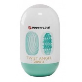 Бирюзовый мастурбатор-яйцо Twist Angel - Baile - в Махачкале купить с доставкой