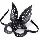 Черная ажурная маска  Зайка  с ушками - Crazy Handmade - купить с доставкой в Махачкале