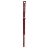 Бордовый ремень Halo Waist Belt - размер L-XL - Shots Media BV - купить с доставкой в Махачкале