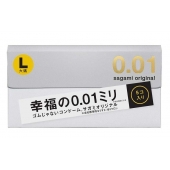 Презервативы Sagami Original 0.02 L-size увеличенного размера - 5 шт. - Sagami - купить с доставкой в Махачкале