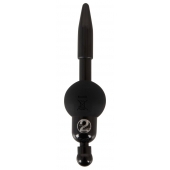 Черный уретральный вибростимулятор Vibrating Penis Plug - Orion - купить с доставкой в Махачкале