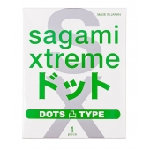 Презерватив Sagami Xtreme Type-E с точками - 1 шт. - Sagami - купить с доставкой в Махачкале