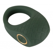 Зеленое эрекционное виброкольцо Luxurious Vibro Cock Ring - Orion - в Махачкале купить с доставкой