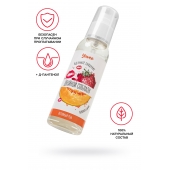 Съедобная гель-смазка Yovee «Двойной соблазн» с Д-пантенолом и вкусом клубники и дыни - 100 мл. - ToyFa - купить с доставкой в Махачкале