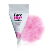 Съедобное согревающее массажное масло Love Me Tender Cotton Candy с ароматом сладкой ваты - 10 мл. - Love to Love - купить с доставкой в Махачкале