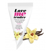 Съедобное согревающее массажное масло Love Me Tender Vanilla с ароматом ванили - 10 мл. - Love to Love - купить с доставкой в Махачкале