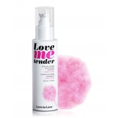 Съедобное согревающее массажное масло Love Me Tender Cotton Candy с ароматом сладкой ваты - 100 мл. - Love to Love - купить с доставкой в Махачкале