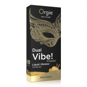 Съедобный гель Dual Vibe Pina Colada с эффектом вибрации и вкусом коктейля пина колада - 15 мл. - ORGIE - купить с доставкой в Махачкале