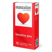 Презервативы Masculan Sensitive plus - 10 шт. - Masculan - купить с доставкой в Махачкале
