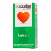 Презервативы анатомической формы Masculan Anatomic - 10 шт. - Masculan - купить с доставкой в Махачкале