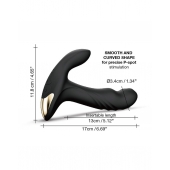 Черный вибромассажер простаты Multi P-Joy с 3 моторами - Dorcel - в Махачкале купить с доставкой