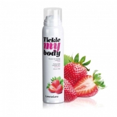 Массажная хрустящая пенка Tickle My Body Strawberry с ароматом клубники - 150 мл. - Love to Love - купить с доставкой в Махачкале
