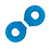 Комплект из двух колец для пениса 2-Pack Ultra-Stretch Stamina Endurance Ring - BlueLine - в Махачкале купить с доставкой