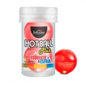 Лубрикант на масляной основе Hot Ball Plus с охлаждающе-разогревающим эффектом (2 шарика по 3 гр.) - HotFlowers - купить с доставкой в Махачкале