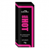 Гель для оральных ласк Oral Hot с согревающим эффектом - 15 гр. - HotFlowers - купить с доставкой в Махачкале