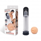 Автоматическая вакуумная помпа-мастурбатор Blowjob Auto Sucker Penis Enlarger Pump - Lux Fetish - в Махачкале купить с доставкой