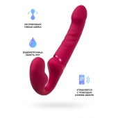 Малиновый безремневой страпон Lapis - 23 см. - Lovense - купить с доставкой в Махачкале