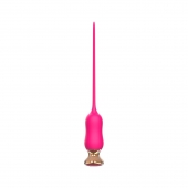 Розовый тонкий стимулятор Nipple Vibrator - 23 см. - I-MOON - купить с доставкой в Махачкале