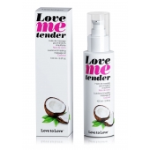 Съедобное согревающее массажное масло Love Me Tender Cocos с ароматом кокоса - 100 мл. - Love to Love - купить с доставкой в Махачкале