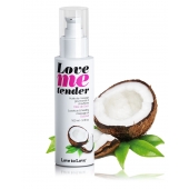 Съедобное согревающее массажное масло Love Me Tender Cocos с ароматом кокоса - 100 мл. - Love to Love - купить с доставкой в Махачкале
