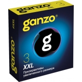 Презервативы увеличенного размера Ganzo XXL - 3 шт. - Ganzo - купить с доставкой в Махачкале