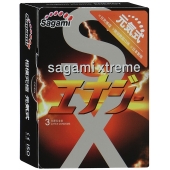 Презервативы Sagami Xtreme ENERGY с ароматом энергетика - 3 шт. - Sagami - купить с доставкой в Махачкале