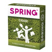 Классические презервативы SPRING CLASSIC - 3 шт. - SPRING - купить с доставкой в Махачкале